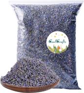 🌸 dried lavender flowers - fragrant lavender buds wholesale, ideal for wedding toss, crafts, sachets - 1/2 pound bulk logo