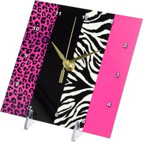 img 2 attached to 3DRose Dc_35436_1 Animal Print Leopard Zebra Desk