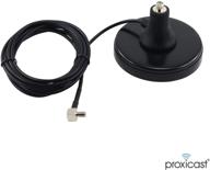 📡 high gain magnetic antenna - compatible with at&amp;t nighthawk, usb800, velocity, verizon jetpack 8800l, 7730l &amp; other 4g / lte routers &amp; modems - proxicast 8 dbi with ts9 connectors logo
