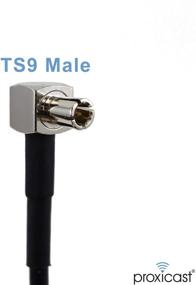 img 2 attached to 📡 High Gain Magnetic Antenna - Compatible with AT&amp;T Nighthawk, USB800, Velocity, Verizon Jetpack 8800L, 7730L &amp; Other 4G / LTE Routers &amp; Modems - Proxicast 8 dBi with TS9 Connectors