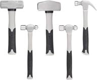 🔨 hammer set with fiberglass handle and drilling capability (5-piece) логотип