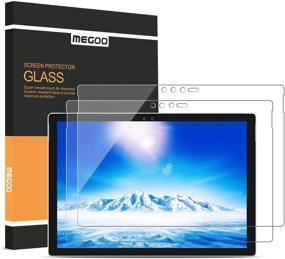 img 4 attached to 📱 [2-Pack] Megoo Screen Protector for Surface Pro 6, Touch-Friendly/Easy Install/High Sensitivity/Crystal Clear Tempered Glass, Compatible with Microsoft Surface Pro 6 Pro 5/4 12.3 Inch