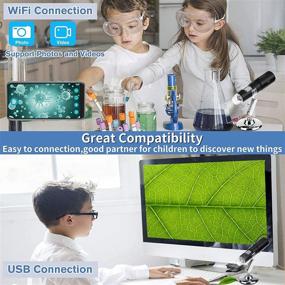 img 3 attached to 🔍 Necesa Pocket WiFi Digital Microscope, 50-1000X Magnification USB Coin Camera for Kids, Students, Adults – Portable, Handheld, Mini, Compatible with Android/iOS Phones, Tablets & Computers