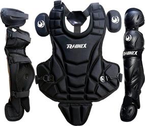 img 4 attached to 🔍 Optimized for SEO: PHINIX Catcher Chest Protector and Leg Guards - Ideal for 9-12 year olds