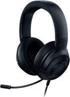 🎧 razer kraken x ultralight gaming headset: 7.1 surround sound - lightweight aluminum frame - bendable cardioid microphone - for pc, playstation, xbox, nintendo switch, mobile - black логотип