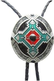 img 1 attached to 🎨 Authentic Native American Indian Art Bolo: Exquisite Handcrafted Masterpieces