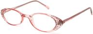 womens rhinestone studded reading glasses logo