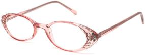 img 4 attached to Womens Rhinestone Studded Reading Glasses