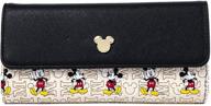 🐭 loungefly disney mickey mouse metal detail faux leather wallet logo