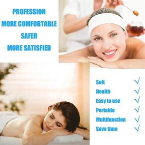 img 1 attached to JEBBLAS Disposable Bed Sheets: Waterproof Spa Massage Table Cover, Breathable Non-woven Fabric, Big Size - 31x79 inch, 20 Count