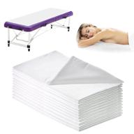 jebblas disposable bed sheets: waterproof spa massage table cover, breathable non-woven fabric, big size - 31x79 inch, 20 count logo