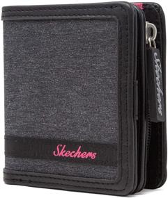 img 3 attached to Skechers Womens Blocking Wallet Accessory Bi Fold