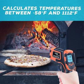 img 2 attached to 🌡️ KIZEN Infrared Thermometer Gun (NOT for Humans) - LaserPro LP300: Non-Contact Temperature Gun for Cooking, Home Repairs & Maintenance -58°F to 1112°F (-50°C to 600°C)