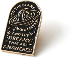 img 2 attached to 🌙 Cute The Night Court Lapel Pin Badge - A Celestial Keepsake for Women, Girls, and Best Friends