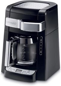 img 4 attached to ☕ Delonghi DCF2212T Черный кофеварка с капельной заваркой: Стеклянный кувшин на 12 чашек для идеально заваренного кофе