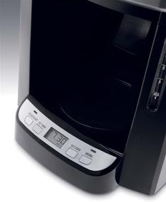 img 3 attached to ☕ Delonghi DCF2212T Черный кофеварка с капельной заваркой: Стеклянный кувшин на 12 чашек для идеально заваренного кофе