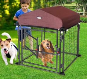 img 4 attached to Neocraft Small Outdoor Dog Kennel