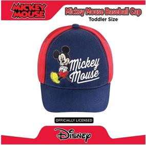 img 2 attached to 🧢 Discover the Magic: Disney Toddler Mickey Character Baseball Boys' Accessories