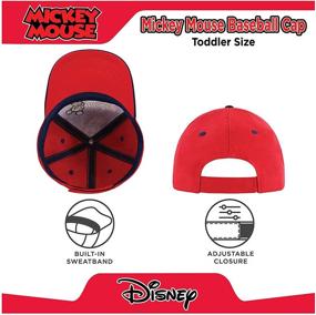 img 1 attached to 🧢 Discover the Magic: Disney Toddler Mickey Character Baseball Boys' Accessories