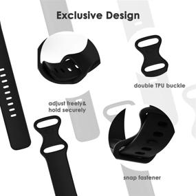 img 2 attached to Acrbiutu Silicone Compatible Narrow Wristbands Wearable Technology
