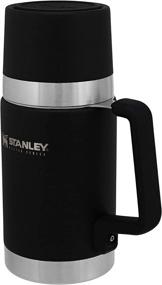 img 1 attached to Stanley Master Series Vacuum Insulated Food Jar 24 oz, Foundry Black: Durable and Insulated for Hot or Cold Meals