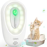 🐈 cornmi cat litter deodorizer: unscented odor eliminator with aromatherapy tablets & led light for cleaner litter box, bathroom, and kitchen logo