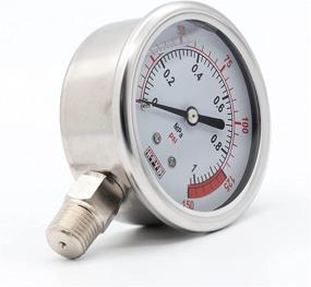 img 2 attached to 🔍 DIGITEN Pressure Gauge 0-1.0MPa / 0-150Psi Reverse Test, Measure & Inspect