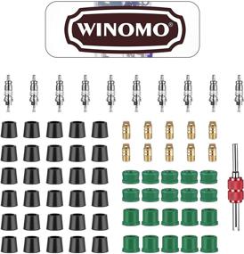 img 3 attached to WINOMO 71Pcs A/C Air Conditioning Valve Core Accessories 🧊 R12 R134a Refrigeration Kit: Comprehensive Assortment for Remover, Installer and More!