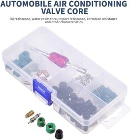 img 2 attached to WINOMO 71Pcs A/C Air Conditioning Valve Core Accessories 🧊 R12 R134a Refrigeration Kit: Comprehensive Assortment for Remover, Installer and More!