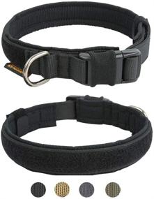 img 4 attached to 🐶 EXCELLENT ELITE SPANKER Military Dog Collar: Adjustable, Quick Release, Soft Padded Nylon Collar for Small to Medium Dogs