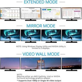 img 1 attached to 🔌 гофанко Пророчество 1x4 Разветвитель и адаптер DisplayPort 1.2 Multi Display - DP к четырем 4-портовым конвертерам DisplayPort MST Hub (PRO-MSTDP4DP)