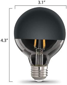 img 1 attached to 💡 FEIT Electric G2540 BLK 827 LED Bulb