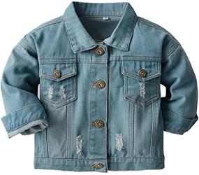 img 4 attached to 👕 Joe Wenko Distressed Boys' Clothing for Toddlers aged 5-6 years