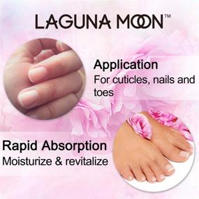 img 2 attached to 🌹 Розовое масло для кутикулы в виде ручки для ухода и роста ногтей от Lagunamoon - питательное, успокаивающее и увлажняющее поврежденные ногти - 5 мл