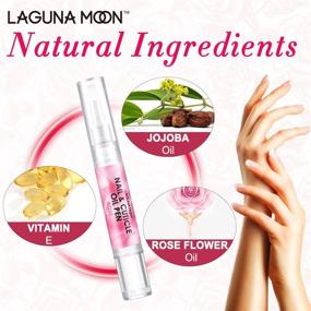 img 3 attached to 🌹 Rose Cuticle Oil Pen for Nail Care & Growth by Lagunamoon - Nourishing, Soothing & Moisturizing Damaged Nails - 5 ml