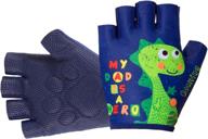 versatile roaming kids sports gloves for monkey bar gymnastics, climbing, parkour, and more! logo