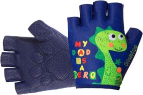 img 4 attached to Versatile Roaming Kids Sports Gloves for Monkey Bar Gymnastics, Climbing, Parkour, and more!