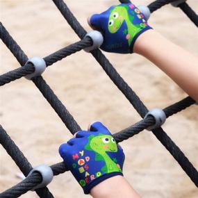 img 2 attached to Versatile Roaming Kids Sports Gloves for Monkey Bar Gymnastics, Climbing, Parkour, and more!