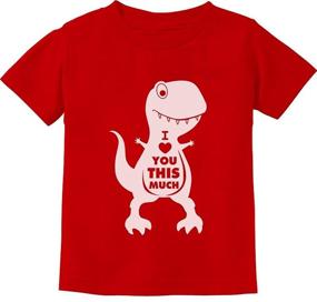 img 4 attached to Tstars Valentines T Rex Toddler T Shirt