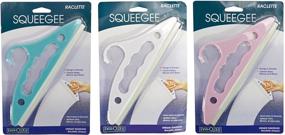 img 1 attached to 🧽 Efficient Cleanliness with Evriholder SQGE Squeegee Set of 3 in Pink, Blue, and White