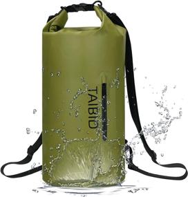 img 4 attached to TAIBID Waterproof Dry Bag for Boating, Kayaking, Swimming - Adjustable Shoulder Strap - Camping, Snorkeling, Beach, Hiking Water Sports - 10L/20L/30L Sizes