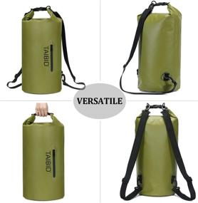 img 2 attached to TAIBID Waterproof Dry Bag for Boating, Kayaking, Swimming - Adjustable Shoulder Strap - Camping, Snorkeling, Beach, Hiking Water Sports - 10L/20L/30L Sizes