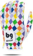 ⛳️ enhance your golf game: bender gloves mesh men's cabretta leather golf glove for left hand логотип