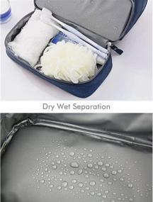 img 1 attached to 🧳 TABITORA Toiletry Portable Organizer: Optimal Separation for Easy Travel