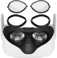 👓 masiken clip lens protection myopia glasses for oculus quest 2, quest 1, rift s or oculus go - magnetic eyeglass frame, prevent scratches, anti-blue lens, relieve eye fatigue (6 piece set) logo