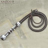 🔥 rugged ardour crafts 08 plait genuine real leather bull whip: a heavy duty force to be reckoned with logo