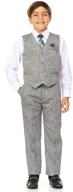 👖 vittorino linen pants for boys' clothing, suits, and sport coats - perfect for all seasons logo