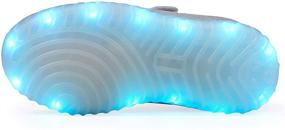 img 1 attached to 👟 AoSiFu Light Up Shoes for Kids - Breathable LED Flashing Sneakers with USB Charging - Toddler Girls & Boys