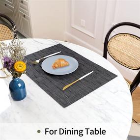 img 3 attached to 🍽️ Large Vinyl Kitchen Dining Placemat