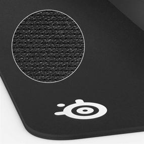img 2 attached to 🖱️ SteelSeries QcK Heavy Gaming Mouse Pad - Extra Thick Non-Slip Rubber Pad - Exclusive Microfiber Surface - Size Medium